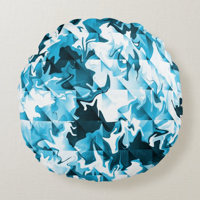 Coussins Ronds Crackling Ice.... (Devant)