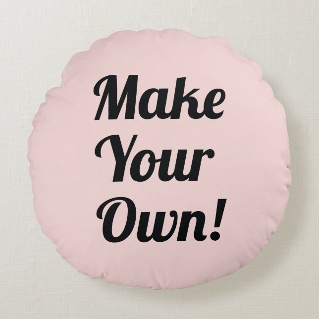 Coussins Ronds Créer une impression personnalisée (Devant)