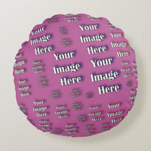 Coussins Ronds 🤍 Créez votre propre Modèle personnalisé