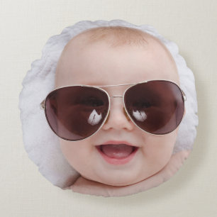 Coussins Ronds Créez Votre Propre Photo Moderne Enfants Enfants P