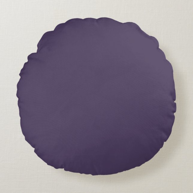 Coussins Ronds Créez votre propre violet personnalisé (Devant)