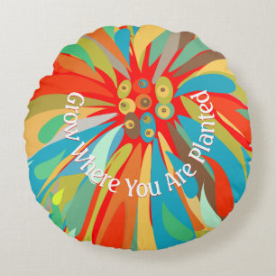 Coussins Ronds Croissance Là Où Vous Avez Planté Chrysanthemum