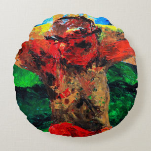 Coussins Ronds Crucifixion il est 2009 de finition
