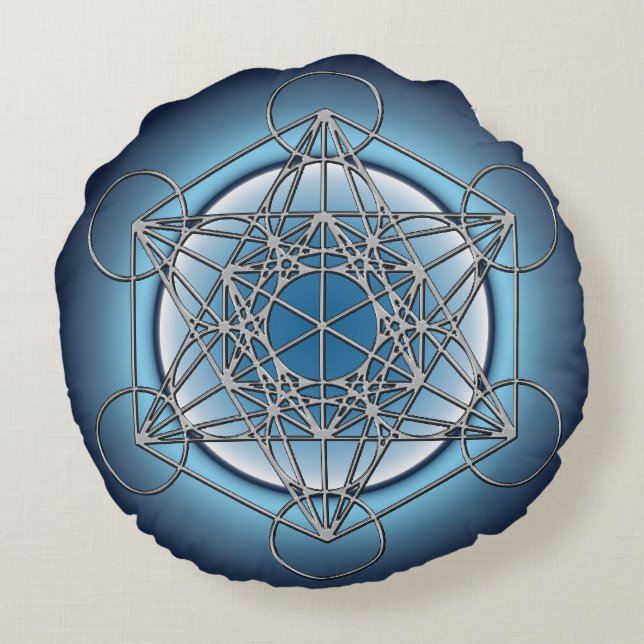 Coussins Ronds Cube en Metatrons (Dos)