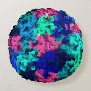Coussins Ronds Cubisme, art et peinture.