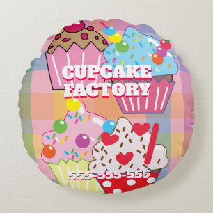 Coussins Ronds CUPCAKE FACTORY Menu