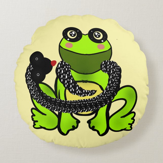 Coussins Ronds Custom The Friendship gift (Devant)