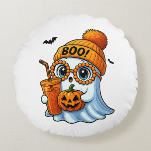 Coussins Ronds Cute-Bougee-Ghost-Halloween