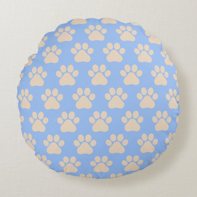 Coussins Ronds Cute Paws Dog  (Devant)
