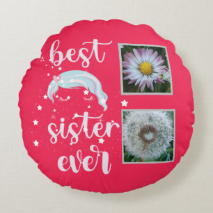 Coussins Ronds Cute soeur Modèle photo