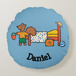 Coussins Ronds Cyrille l'écureuil des vacances