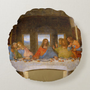 Coussins Ronds Da Vinci Dernier Supper Fine Art Classic