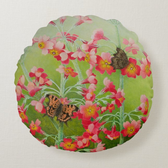 Coussins Ronds Dans le 2011 rose (Devant)