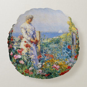 Coussins Ronds Dans Le Jardin