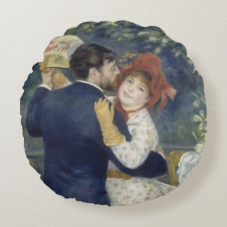 Coussins Ronds Danse de Pays - Renoir Impressionniste peinture
