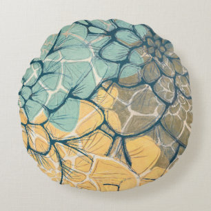 Coussins Ronds Danse I de dahlia