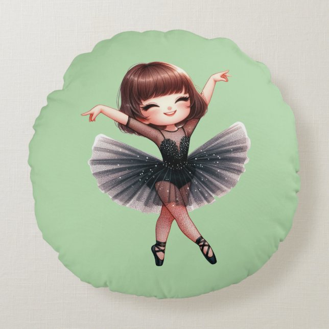 Coussins Ronds Danseur de ballet (Devant)