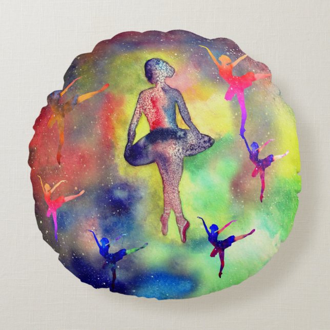 Coussins Ronds Danseuses étoiles (Devant)