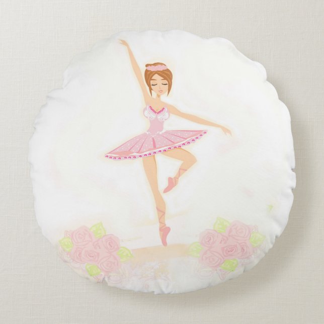 Coussins ronds de belle ballerine (Devant)