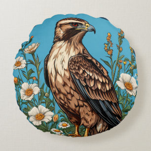 Coussins Ronds Décoration de maison élégante inspirée de l'oiseau