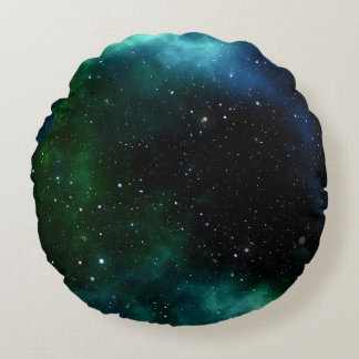 Coussins Ronds Dégradé de galaxie d'étoiles