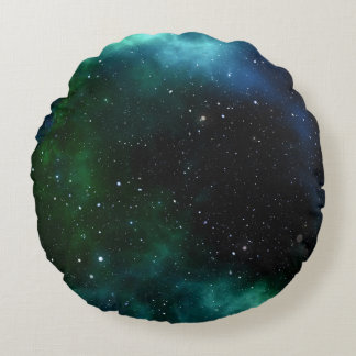 Coussins Ronds Dégradé de galaxie d'étoiles