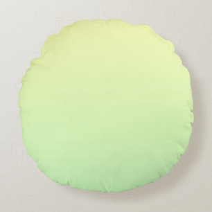 Coussins Ronds Dégradé jaune et vert