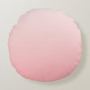 Coussins Ronds dégradé rose doux