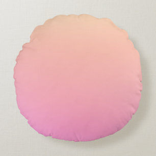 Coussins Ronds Dégradé rose et rose