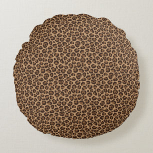 Coussins Ronds Design classique série Leopard 12