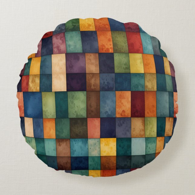 Coussins Ronds Design de style Rainbow LGBTQ (Devant)