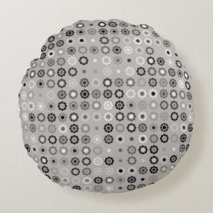 Coussins Ronds Design motif géométrique abstrait, art, graphique