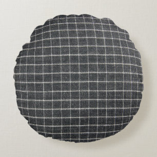 Coussins Ronds Design Tartan classique