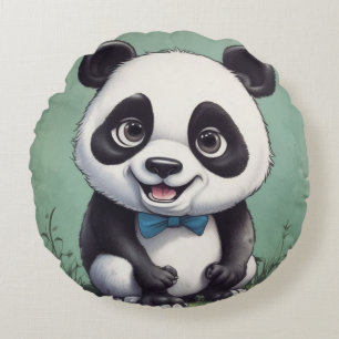 Coussins Ronds Dessin de Panda