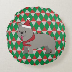 Coussins Ronds Diamants de vacances pour chien