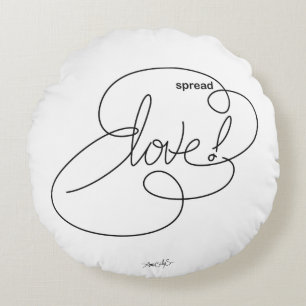 Coussins Ronds diffusion de l'AMOUR - Nuage gras