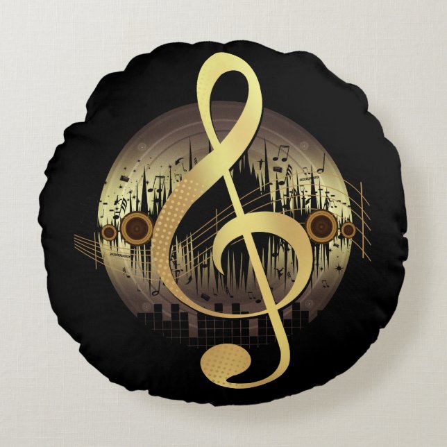 Coussins Ronds Digne - Or (Devant)