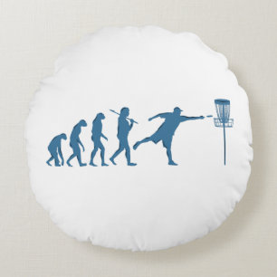 Coussins Ronds Disk Golf Evolution - Un cadeau amusant pour Disk