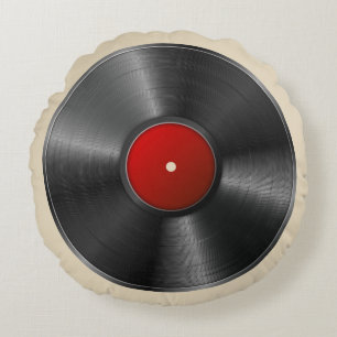 Coussins Ronds Disque vinyle