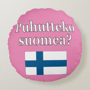 Coussins Ronds Do you speak finnish ? Flag