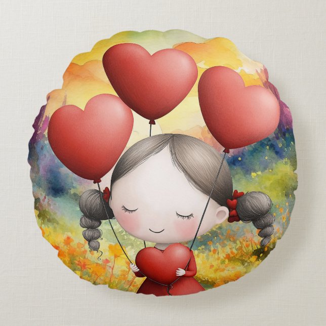 COUSSINS RONDS DONNER TOUT L'AMOUR DE SON CŒUR (Devant)