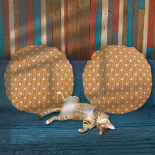 Coussins Ronds Dotty Delight Orange