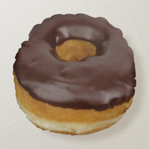 Coussins Ronds Doughnut trempée au chocolat