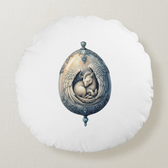Coussins Ronds dragon egg cushion (Devant)