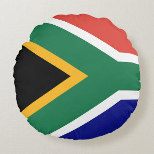 Coussins Ronds Drapeau Afrique du Sud