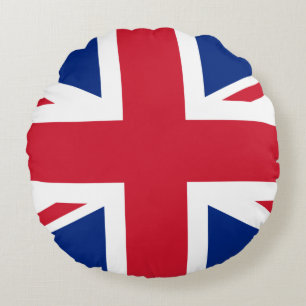 Coussins Ronds Drapeau britannique