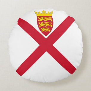 Coussins Ronds Drapeau de Jersey