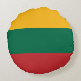 Coussins Ronds Drapeau de la Lituanie