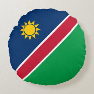 Coussins Ronds Drapeau de la Namibie