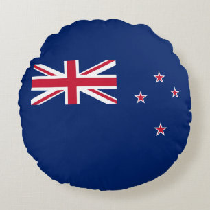 Coussins Ronds Drapeau de la Nouvelle-Zélande